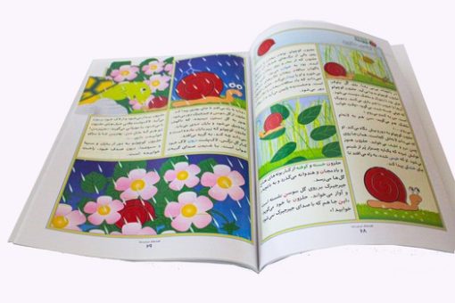 کتاب ۴۰ قصه ی بی بی رعنا (برای تمرین ۴۰ حرف الفبا، تقویت روان خوانی و املا)