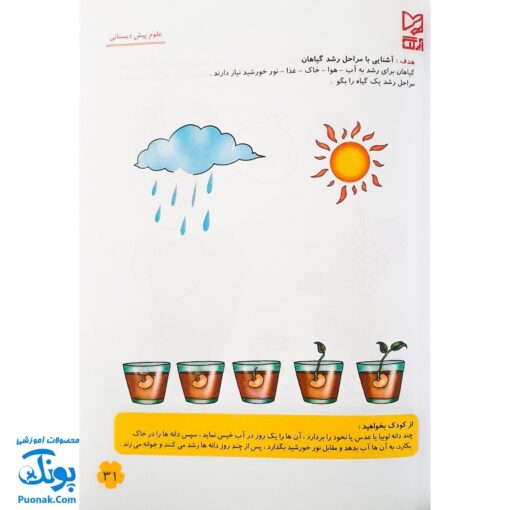 کتاب علوم پیش دبستانی آبرنگ