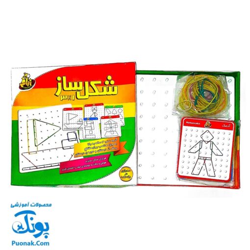 بازی فکری شکل ساز سه بازی در یک جعبه