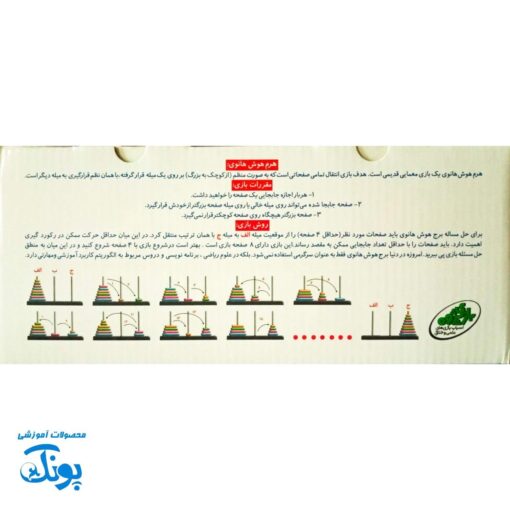 بازی فکری برج هانوی تقویت هوش و تمرکز