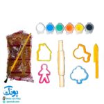 بازی ساختنی مجموعه گل و ابزار آرتینا به همراه یک بسته گل رس بهداشتی