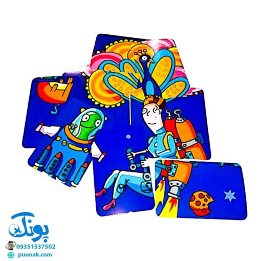 بازی پازل کارتی خط رو خط | Line On Line Puzzel