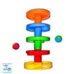 بازی توپ و سرسره ۵ طبقه سنجاقک