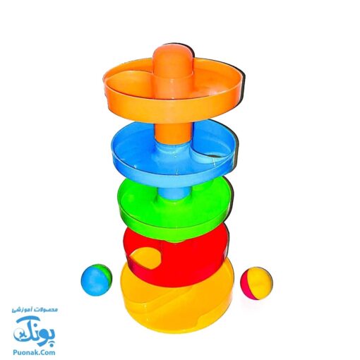 بازی توپ و سرسره ۵ طبقه سنجاقک