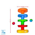 بازی توپ و سرسره ۵ طبقه سنجاقک