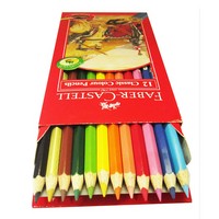 مداد رنگی 12 رنگ جعبه مقوایی فابر کاستل