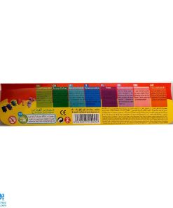 گواش طلقی پالت دار آریا کد ۴۰۰۹ (۶ رنگ) به همراه قلم‌ مو برای دانش آموزان و مدارس