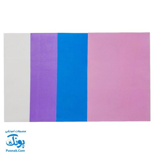 فوم رنگی A۴  ساده بسته ۱۰ عددی