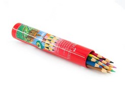 مداد رنگی ۱۲ رنگ استوانه ای فابر کاستل