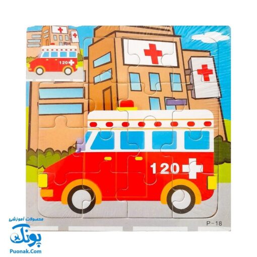 پازل چوبی کوچک من (اولین پازل من مناسب خردسالان)