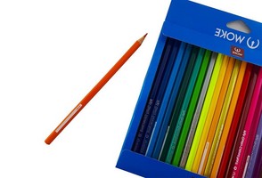 مداد رنگی 24 رنگ جعبه مقوایی ووک woke
