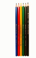 مداد رنگی بلند 6 رنگ ادمیرال مدل MDF