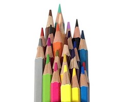 مداد رنگی 24 رنگ جعبه فلزی ووک woke