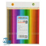 مداد رنگی ۲۴ رنگ جعبه مقوایی ادمیرال