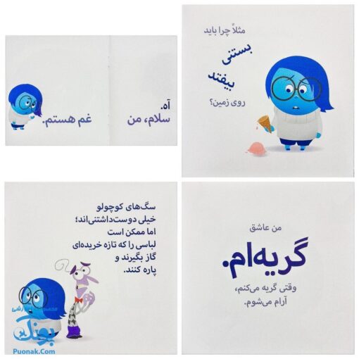 کتاب احساسات ما در ۵ کتاب براساس انیمیشن Inside Out والت دیزنی (نردبان)