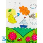 تخته کتاب حروف انگلیسی را یاد می‌گیرم (مجموعه تخته کتاب زنبور) | گاج