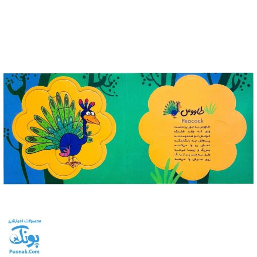 کتاب پازل بخون و بچین کوچولو ۴ (پرندگان) - دو زبانه