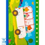 تخته کتاب می تونم وسایل نقلیه رو نام ببرم (مجموعه تخته کتاب زنبور) | گاج