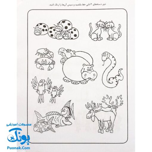 کتاب کار کودک شمارش و دسته بندی (مجموعه قاصدک دانایی ۸)