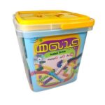 بازی فکری دومینو چیدنی ها ۱۰۰۰ قطعه سطلی بافرزندان