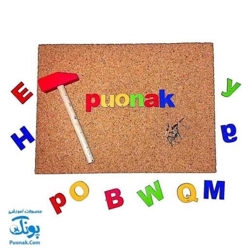 بازی میخ و چکش الفبای انگلیسی ایپکا | Tack Zap - english alphabet