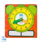 ساعت آموزشی دانش آموزی وایت بردی پایه‌دار تیک تیک طرح آوای باران