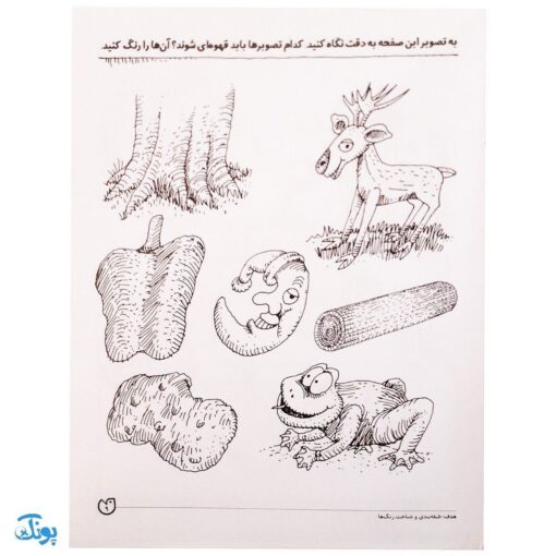 کتاب مفاهیم علوم / طبقه بندی و شناخت رنگ ها (مجموعه کتاب های کار دنیای کودکان تیزهوش ۹)