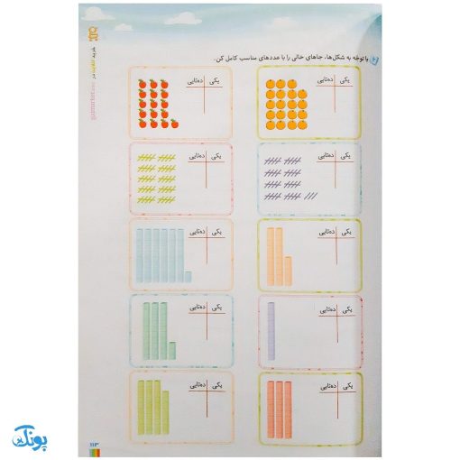 کتاب ریاضی اول دبستان کلاغ سپید | شاهکار