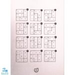 کتاب جدول کن کن مربع دانایی ۱ مناسب مقاطع اول و دوم دبستان (جدول اعداد شگفت انگیز با محاسبات ریاضی)