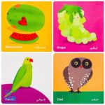 فرهنگ تصویری نی‌نی‌ها مجموعه ۶ جلدی سبز دو زبانه