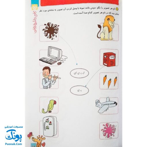 کتاب آموزشی جامع پیش از دبستان (۵ کتاب در یک کتاب) آلبالو به روش کانگرو گامی تا فرزانگان + استیکر