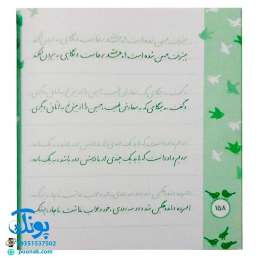 کتاب زیبا بنویسیم ۵ (آموزش خط تحریری فارسی پنجم دبستان) براساس کتاب فارسی