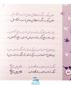 کتاب زیبا بنویسیم ۶ (آموزش خط تحریری فارسی ششم دبستان) براساس کتاب فارسی