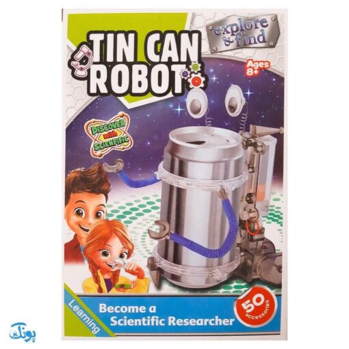 کیت آموزشی ربات قوطی کنسرو |  Tin Can Robot