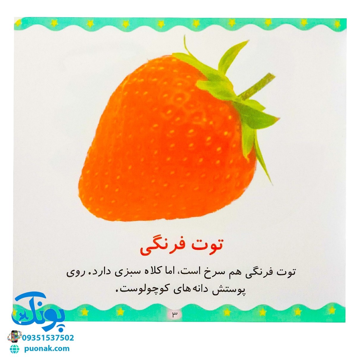 کتاب میوه‌ها و سبزی‌ها (مجموعه می‌بینم، یاد می‌گیرم ۱)