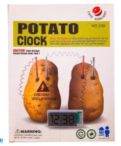 کیت آموزشی ساخت ساعت با سیب زمینی Potato Clock