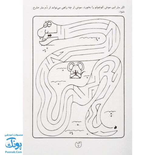 کتاب پیچ در پیچ ۴ (مازهای آموزشی جهت تقویت هوش)