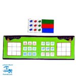 بازی جدول شگفت انگیز شکل و رنگ ۳×۳
