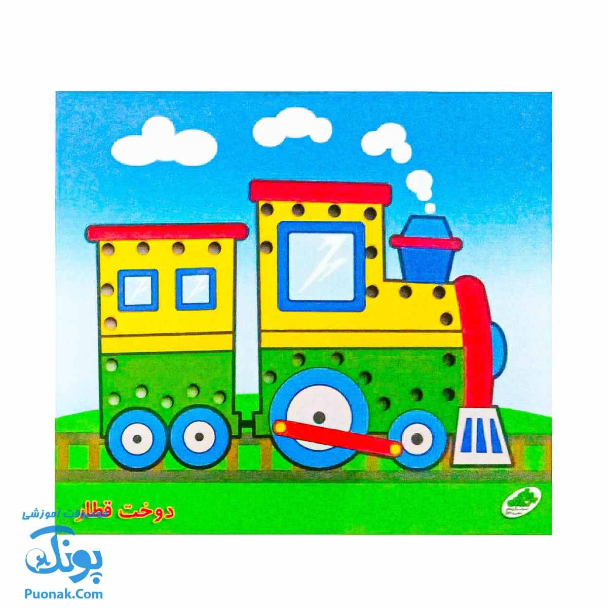 صفحات دوخت چوبی قطار