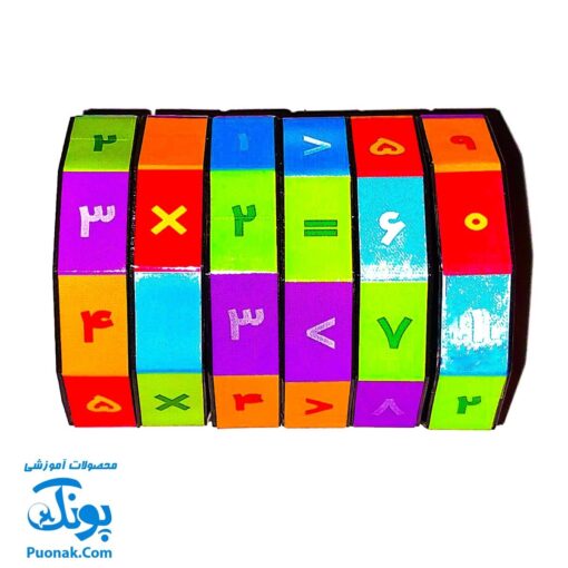 گردونه ریاضی اعداد جدول ضرب بازی آموز