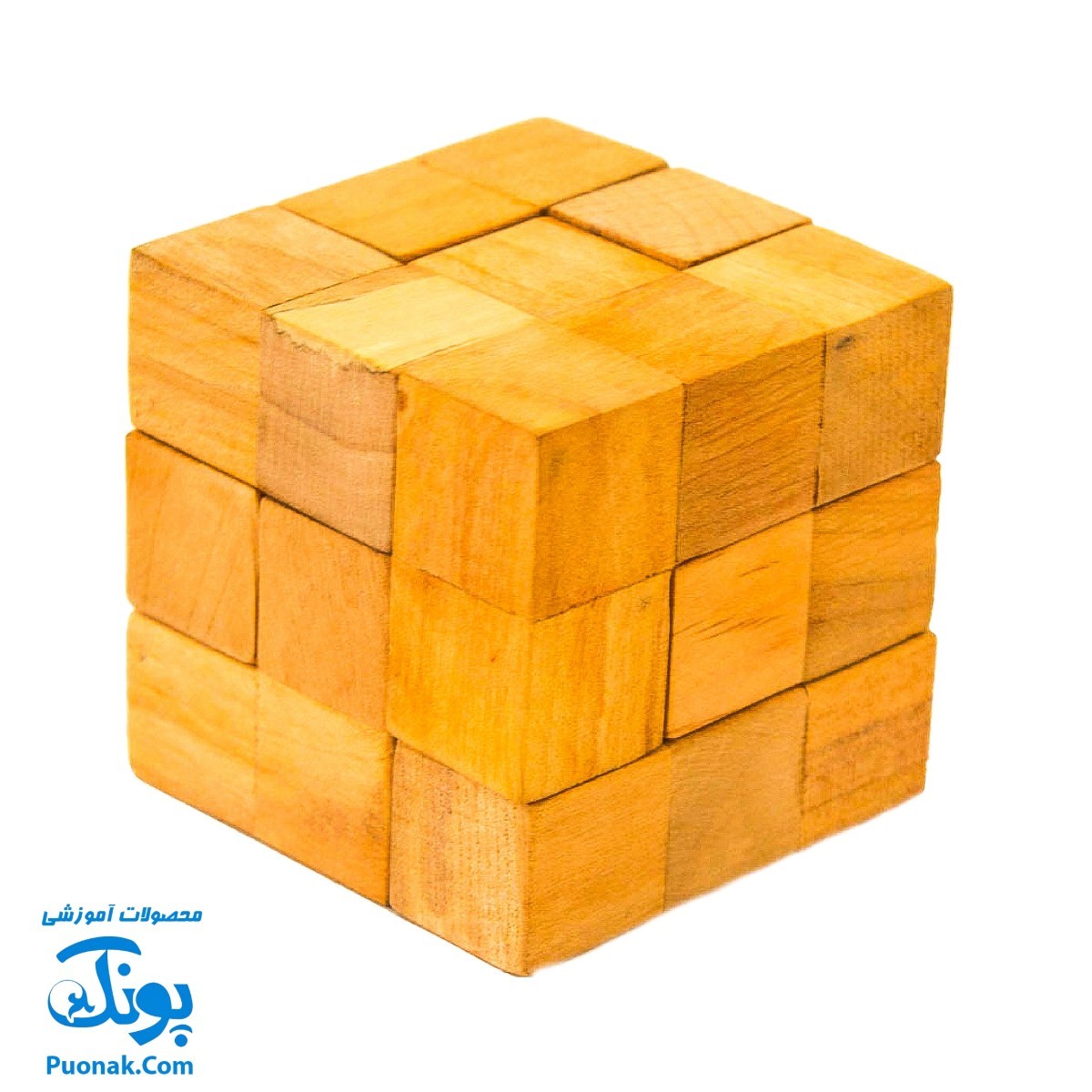 بازی فکری چوبی مدل مکعب سوما (بدون جعبه)