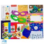 کتاب‌های کار کومن قرمز - بسته ۱۰ جلدی دست‌ورزی و مهارت‌های پایه برای کودکان ۳ تا ۵ ساله