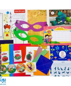 کتاب‌های کار کومن قرمز (بسته ۱۰ جلدی دست‌ورزی و مهارت‌های پایه برای کودکان ۳ تا ۵ ساله)