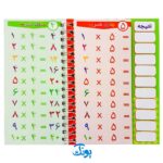 کارت آموزش جدول ضرب دفترچه سیمی بزرگ مدل هدهد وایت بردی (پیک جدول ضرب)