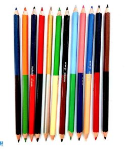 مداد رنگی ۱۲ رنگ دو سر هدهدک ایرانی اسلامی