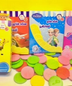 سکه‌های شمارش ریاضی پلاستیکی ۵۰ عددی