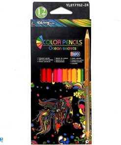 مداد رنگی ۲۴ رنگ (۱۲ رنگ دو سر) ۸۱۷۱۵۲-۲۴