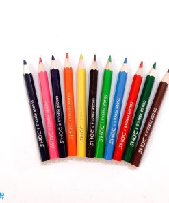 مداد رنگی ۱۲ رنگ کوتاه دامس doms