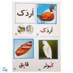 فلش کارت تصویری نشانه‌های ۱و۲ به اضافه بازی‌های تثبیت کننده یادگیری + ۲۱۳ کارت هدیه‌ الفبا