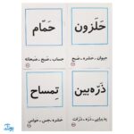 فلش کارت تصویری نشانه‌های ۱و۲ به اضافه بازی‌های تثبیت کننده یادگیری + ۲۱۳ کارت هدیه‌ الفبا
